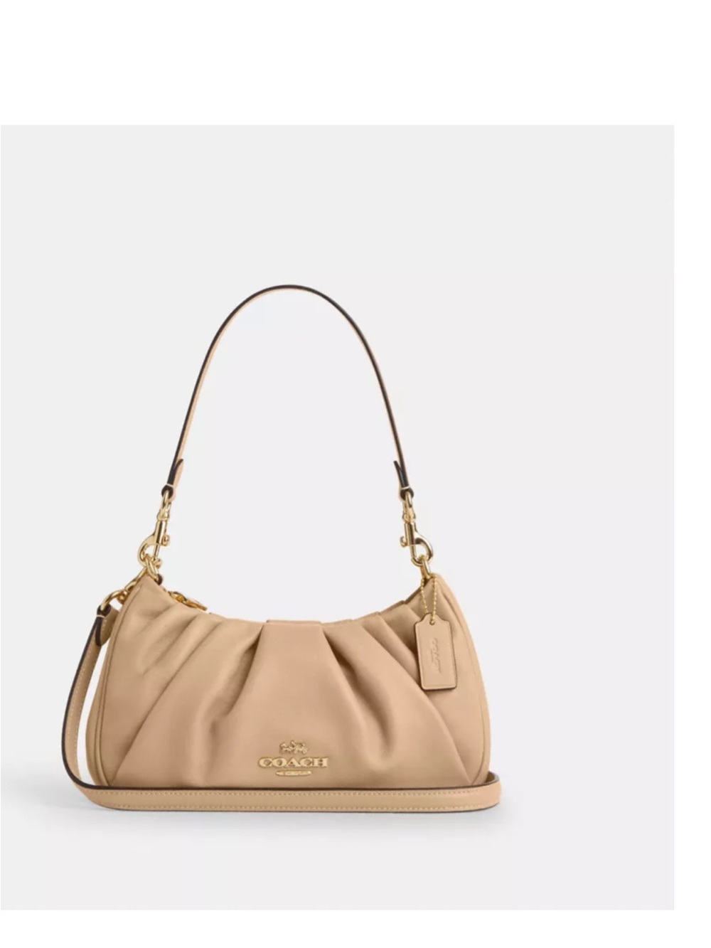 Coach Teri Shoulder Bag with Ruching